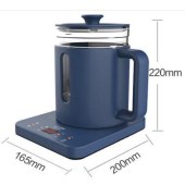 澳柯玛(AUCMA)ADK-1350T37 自动上水电热水壶玻璃底部上水免开盖烧水壶煮茶壶全自动电水壶(蓝色)
